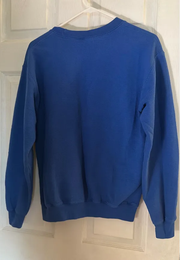 Gildan Blue Crewneck - Image 2
