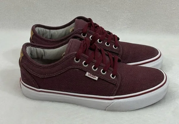 Vans Pro Ultracush Skateboard Maroon Low Top Sneakers Shoes Mens 6.5 Womens 8. - Image 8