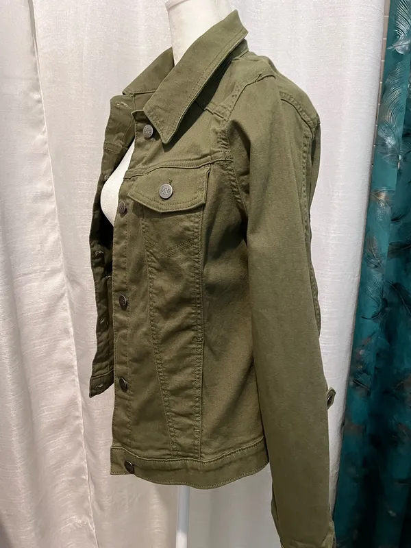 Lee Denim Green Blazer - Image 2