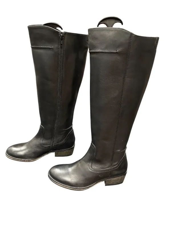 Seychelles wms black leather below knee equestrian riding boots sz 6 SKU 10-676 - Image 4