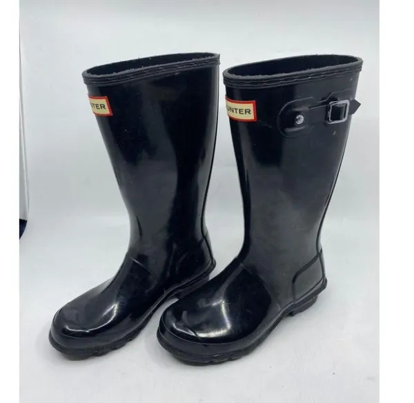 Hunter Women's Black Boots Size 2B/3G - Image 4