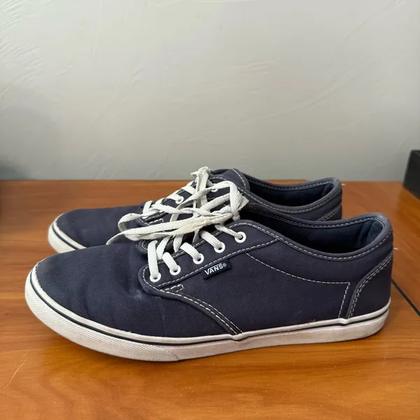 Vans TB4R Women’s Sneaker Navy Blue Lace Up Low Top Skate Casual‎ Canvas 9.5 - Image 2