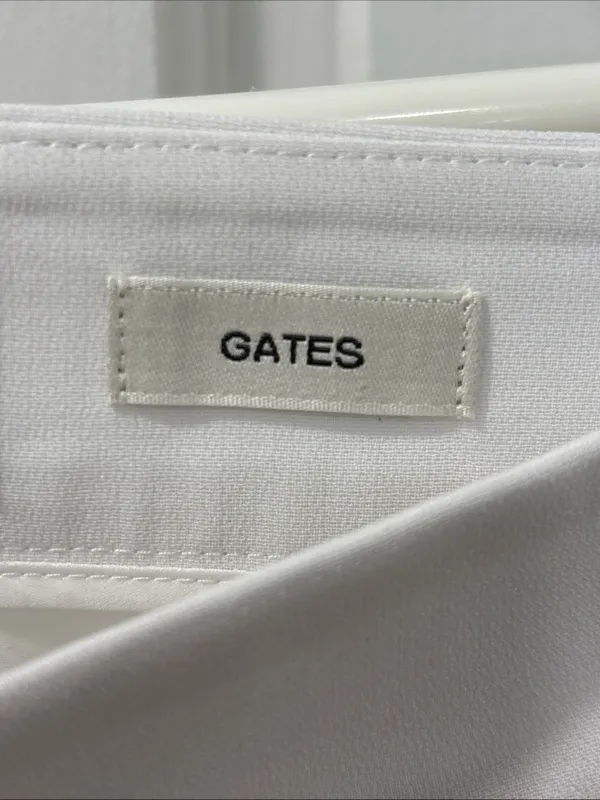Lafayette 148 Women’s Finesse Crepe Gate Full Leg Pants Size 16 White EUC Dressy - Image 4