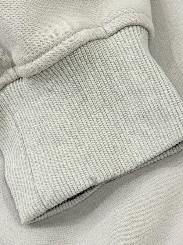 White Fox Boutique Project 5 Hoodie Small Gray Lounge Oversized Comfy Travel - Image 9