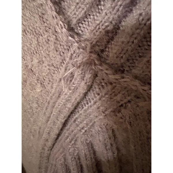 Altar'd State Purple Ribbed Turtleneck Sweater Soft Knit Lavender Women Medium - Image 5