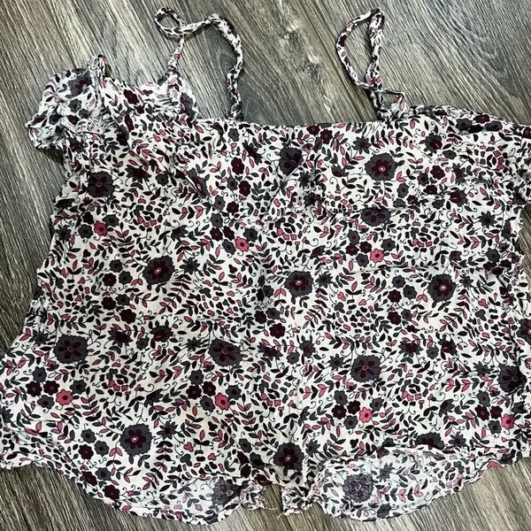 American Eagle Floral Tank - Image 2