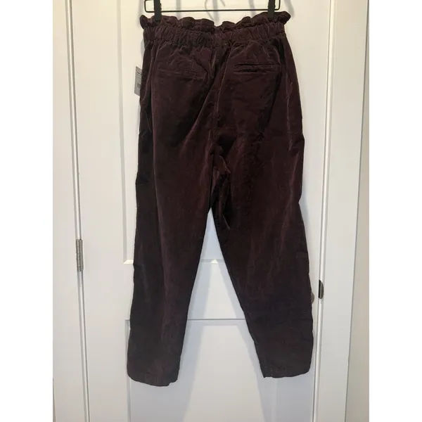 Women’s Free People Margate Pleated Trouser Pants Small Panther Rose NWT New - Image 5
