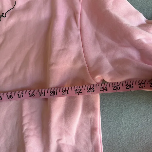 Women's Pink Heart and Love Theme Crewneck Sweatshirt Size XL #260615 - Image 5