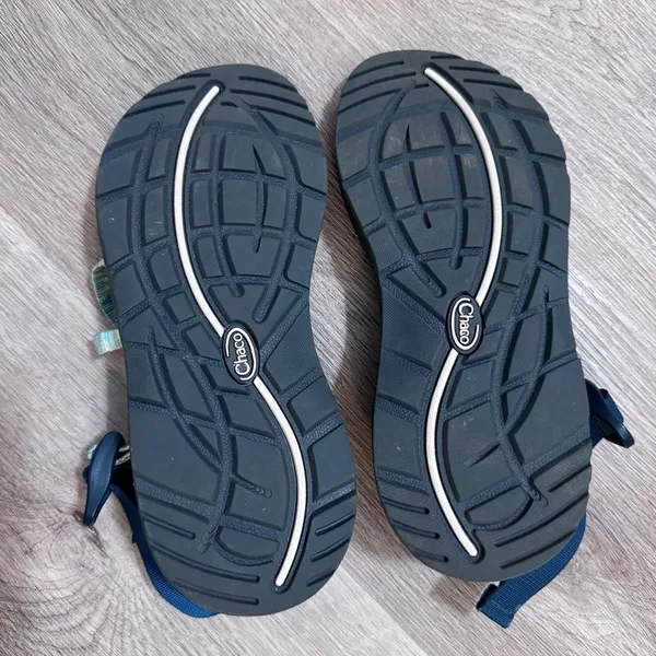 Chacos ZX2 Women’s 6 Sandals Hiking Outdoor Green Blue - Image 4