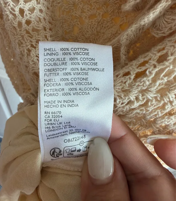 NWT Free People Dahlia Crochet Maxi Dress In Cream Size: S - Image 10