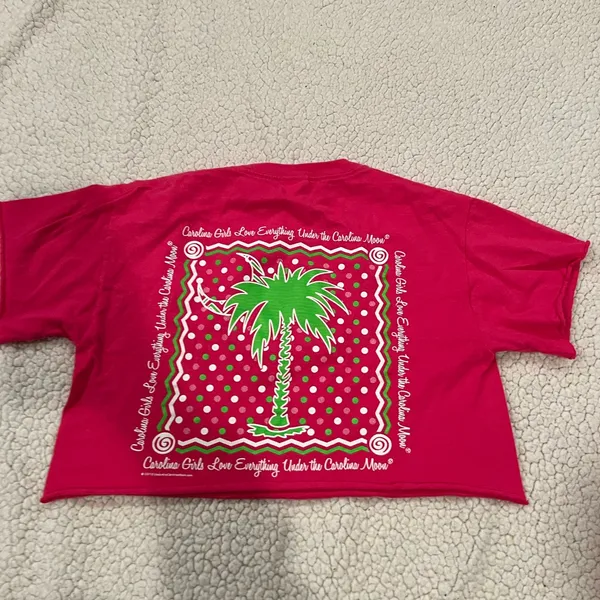 Gildan Pink T-Shirt - Image 4