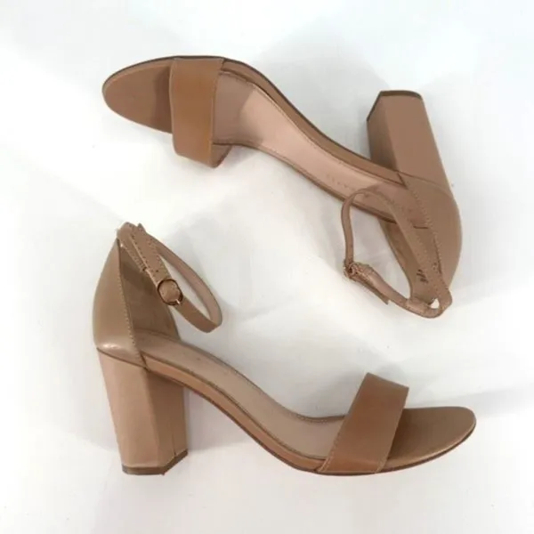 Kelly & Katie Hailee Nude Pump T Strap Sandals Size 8.5‎ - Image 2