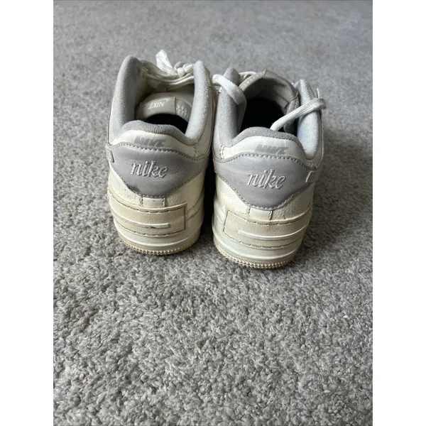 Nike Air Force 1 Shadow Cream Off White EUC Womens Size‎ 10 - Image 5