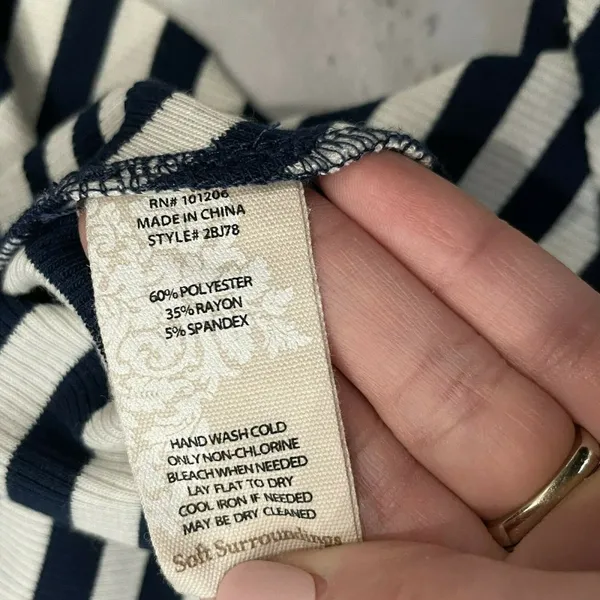 Soft Surroundings Vivianna Striped Dress‎ - Image 8