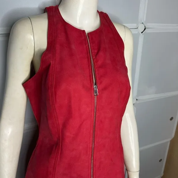 Revice Denim Los Angeles Vixen Dress Simply Red Size XL - Image 3