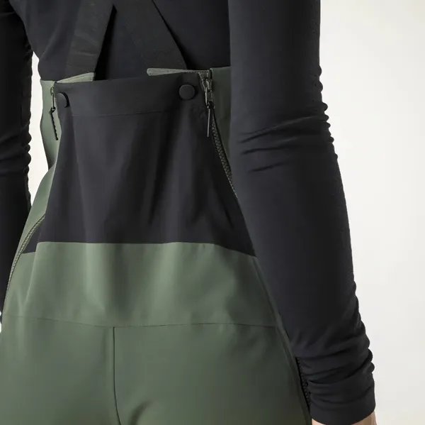 HEAD Kore Bib Pants Women Olive Green/Black Size XS‎ - Image 5