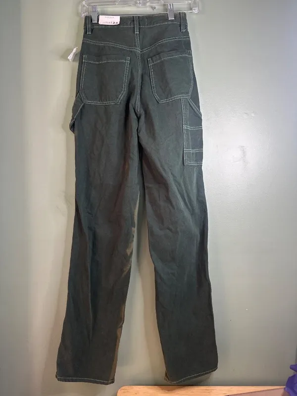 PacSun 90s BF Carpenter Jeans 24 Carpenter Pants Y2K Indie Grunge Streetwear - Image 4