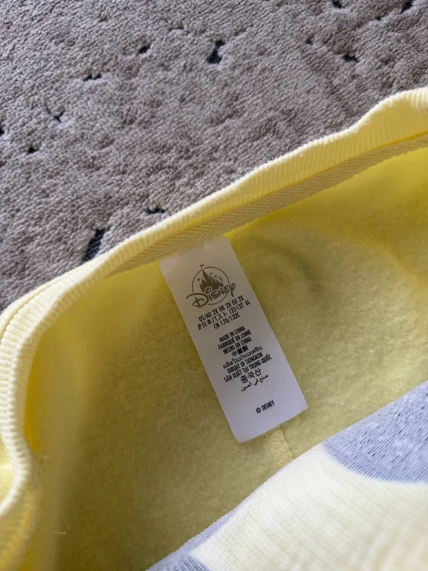 Mickey Mouse Yellow Disney Sweatshirt - Image 4