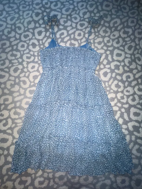 Light Blue Flowy Dress - Image 2