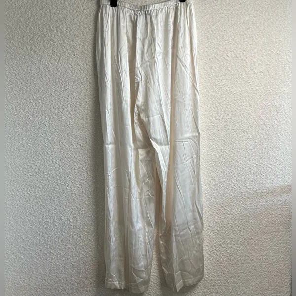 Solid & Striped NWT Women’s Monaco Satin Pant Brule Pants Size Medium‎ - Image 4