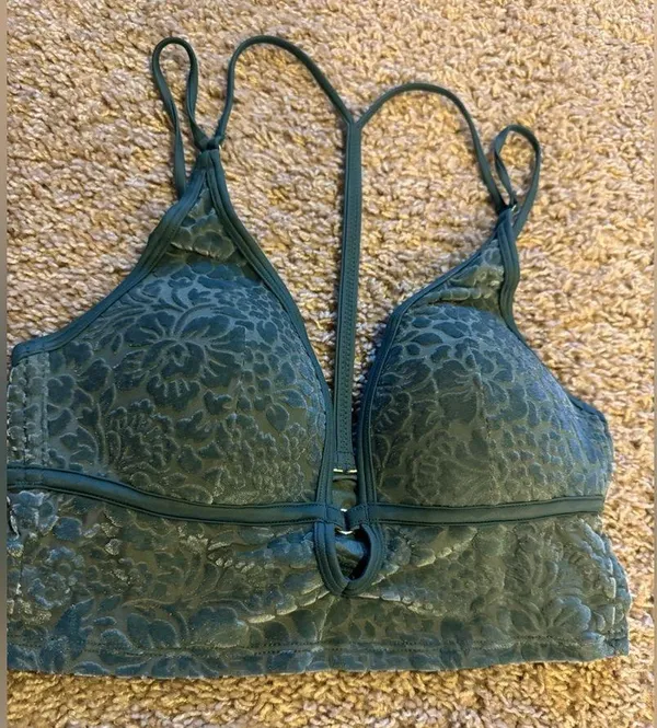 PINK - Victoria's Secret Lightly Lined Turquoise Green Bralette - Image 9