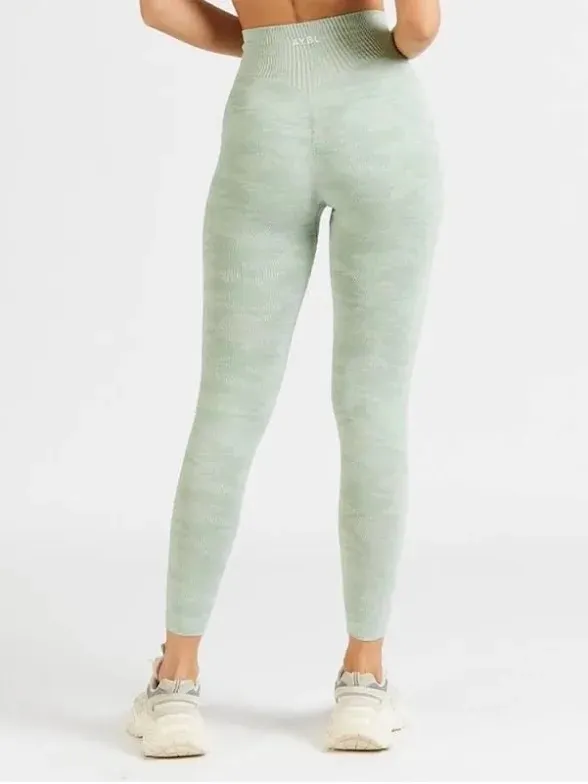 Aybl‎ Camo Sage Green Seamless High Rise Scrunch Booty Leggings - Image 2