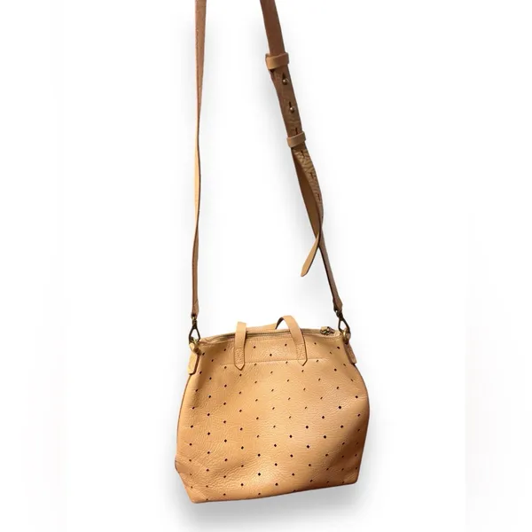 Madewell Mini Transport Perforated Leather Crossbody Bag - Image 3