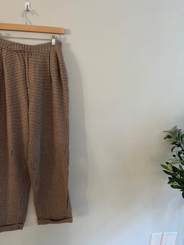 Polo Ralph Lauren Houndstooth Purple Label Trousers - Image 8