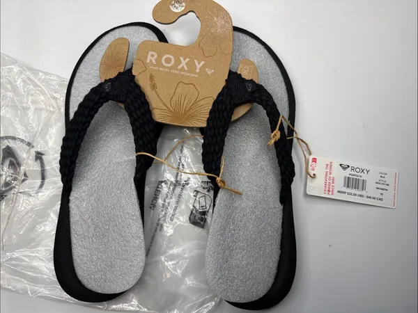 Roxy Women's Porto IV Slip On Beach Sandals Size 10 - Image 3