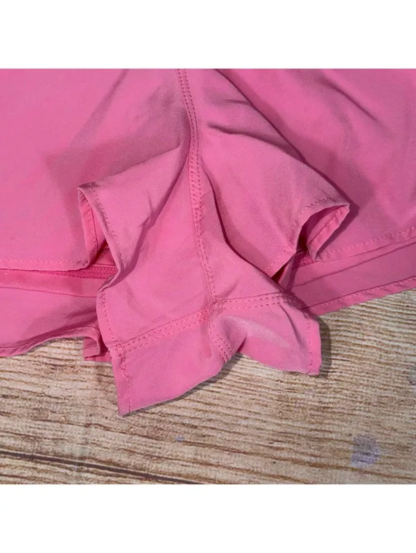Happily Grey Large Criss Cross Shorts Pink - Image 4