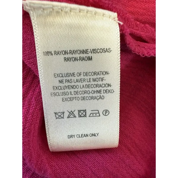 Maeve Anthropologie Pink Embroidered Tunic Tank Top Blouse Size M‎ Geometric - Image 6