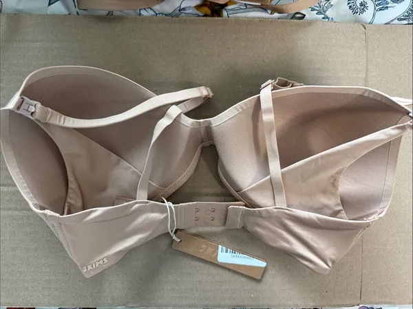 SKIMS Wireless Form Maternity Nursing Bra - Clay 32DD - Image 6
