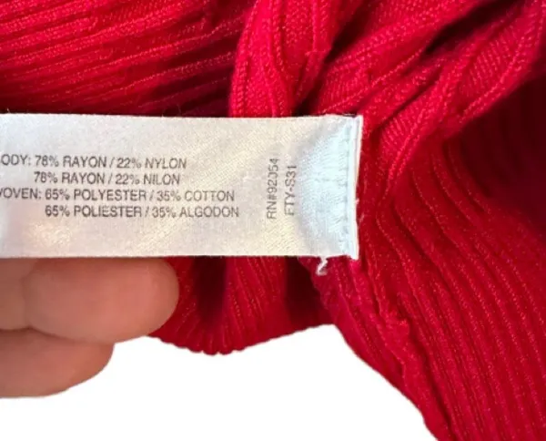 Carolyn Taylor Layered Red Sweater - Image 6