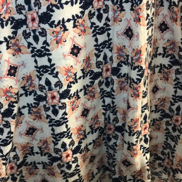 Carolyn Taylor floral tank top with lace L - Image 6