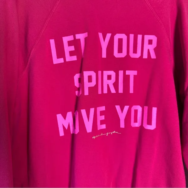 Spiritual Gangster X Peleton Pink Pullover Sweatshirt Womens M Athletic Casual - Image 10