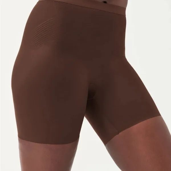 Spanx Shape Invisible‎ Girlshort, Shapewear Shorts. Size XL, Brown, NWT - Image 3