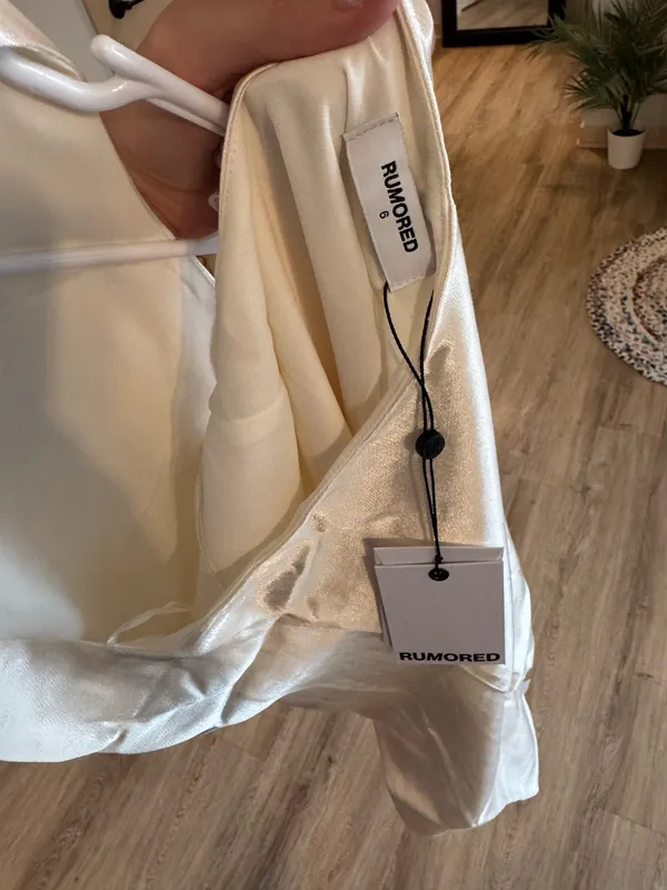 La Lune Mini Dress White Size 6 - Image 4