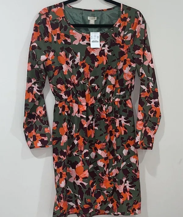 J. Crew Floral Dress Size 2 - Image 8