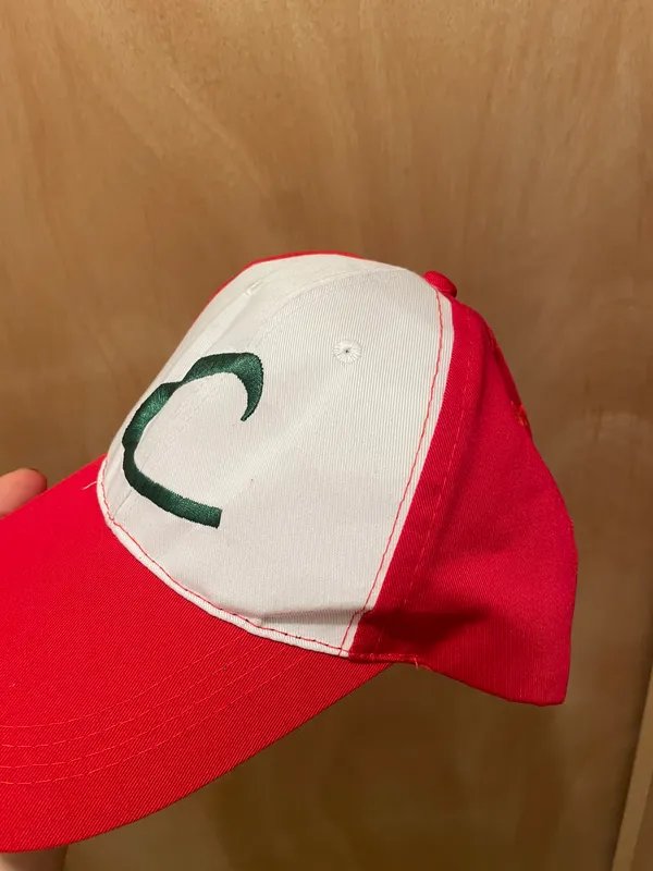 Pokémon VTG 90’s Ash Ketchum Embroidered Strap Back Hat Cap Charizard Pikachu! Has some dents no flaws - Image 3