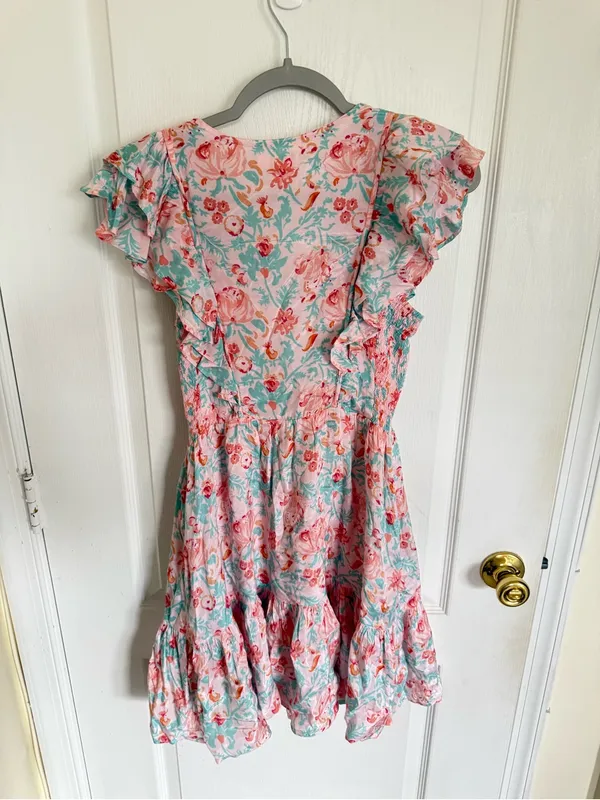 Roller Rabbit Amandine Ondika Floral Minidress - Image 7