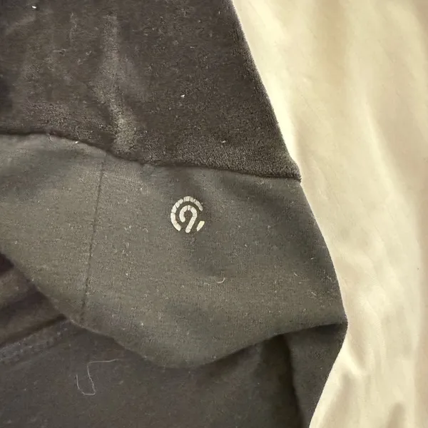 Champion C9 Black Velour Quarter Zip Pullover Jacket Cozy Athleisure Winter Ski - Image 4
