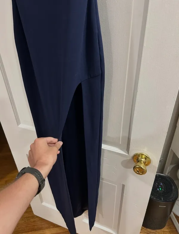 Babyboo Navy Dress Maxi - Image 3