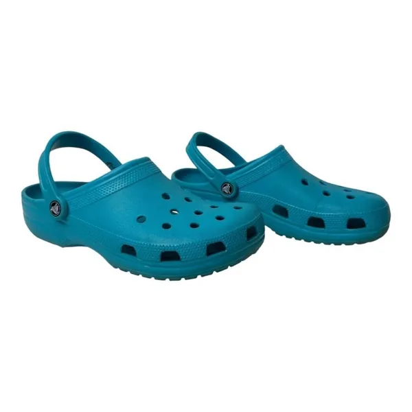 Crocs Shoes Women 11 Blue Classic Clogs Unisex Outdoor Lightweight Waterproof‎ - Image 2
