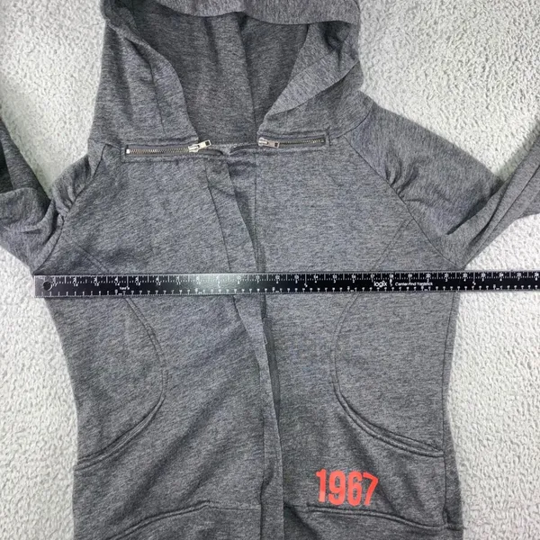 Buckle Vintage Y2k Hoodie‎ Women XL Gray Graphic Retro Grunge Skater 90s Streetwear - Image 4