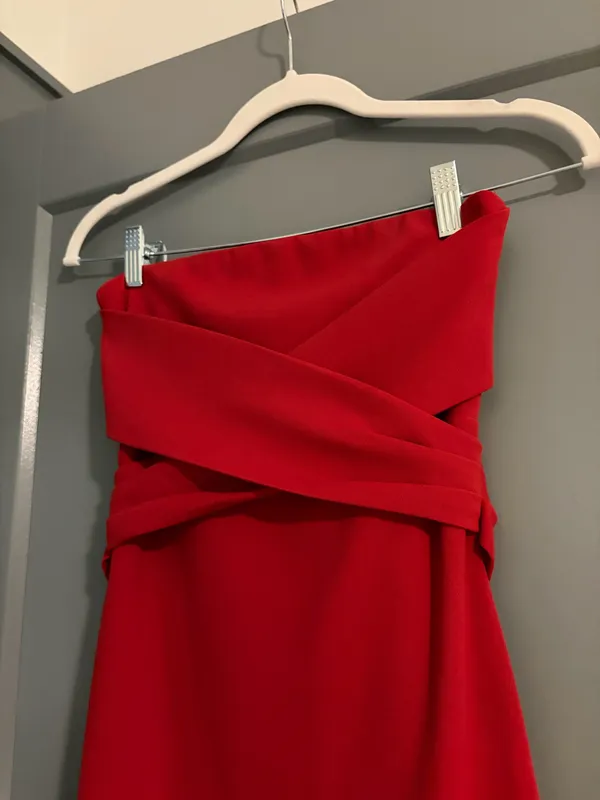 Lulus Red Maxi Dress - Image 3