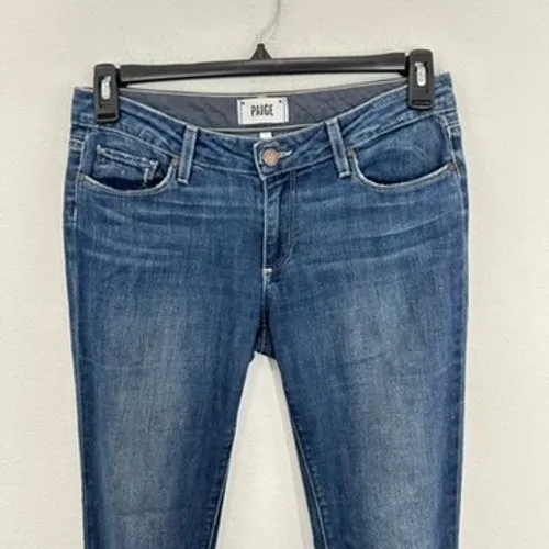 Paige Jimmy Jimmy Skinny Jeans Women's Size 27 Dark Wash Denim‎ Jeans Casual - Image 2