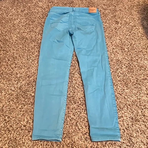 Abercrombie & Fitch Blue Denim Jeans‎ Comfort Stretch Size 6 - Image 6