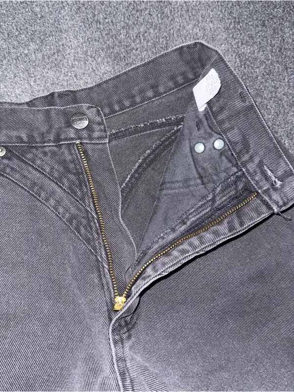 VTG 80s 90s RoughRider Circle T Black High Rise Bareback Wedgie Cowgirl Jeans - Image 8