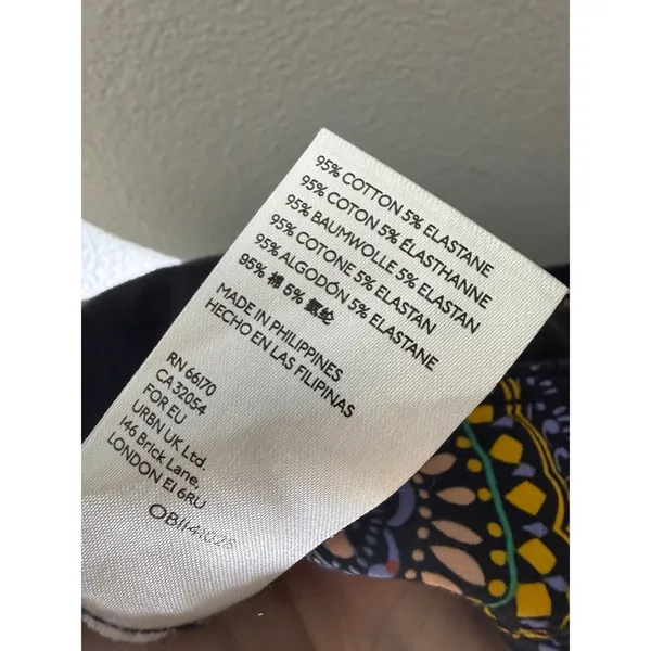 Anthropologie Maeve Abstract City Shorts Boho High Rise Women's Size 2 Geometric - Image 5