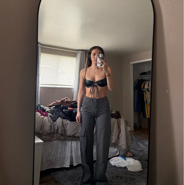 White Fox Boutique Black Bra Top - Image 2
